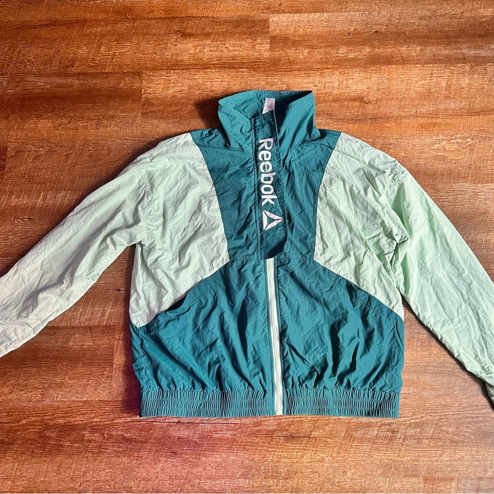 Reebok Teal and Mint Jacket
